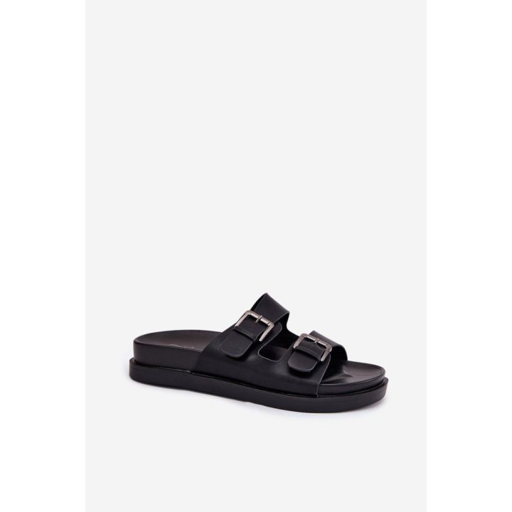 Juodos platforminės basutės Step in style