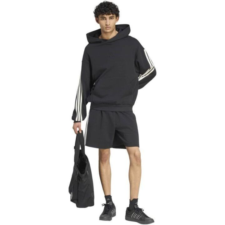 Vyriški šortai adidas Kit 3-Stripes, juodi