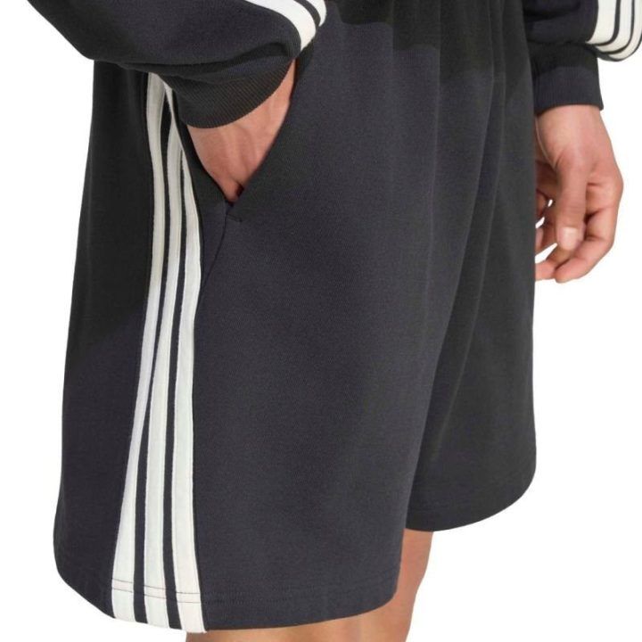 Vyriški šortai adidas Kit 3-Stripes, juodi