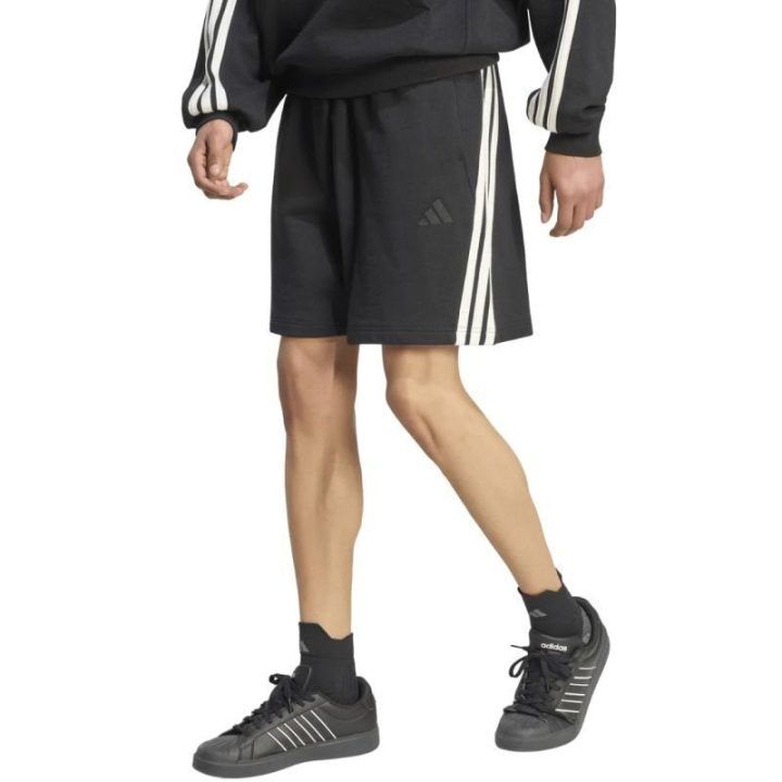 Vyriški šortai adidas Kit 3-Stripes, juodi
