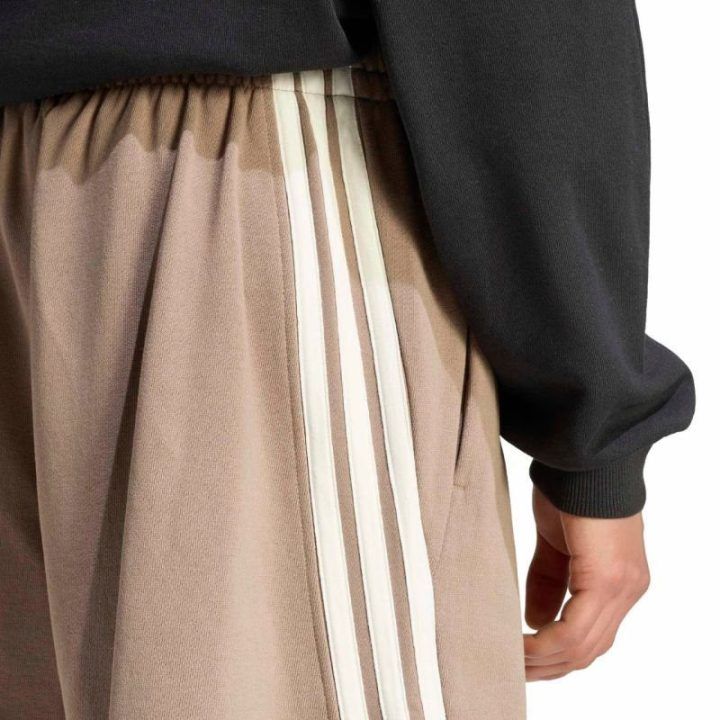 Vyriški šortai adidas Kit 3-Stripes, smėlio spalvos