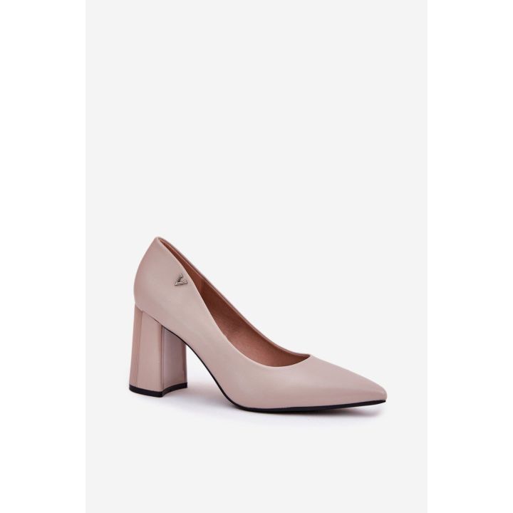 Kūno spalvos aukštakulniai bateliai Step in style