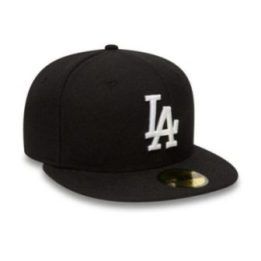 New Era 59FIFTY LA Dodgers kepurė su snapeliu, juoda