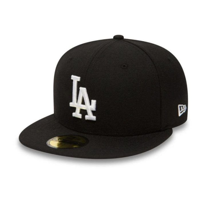 New Era 59FIFTY LA Dodgers kepurė su snapeliu, juoda