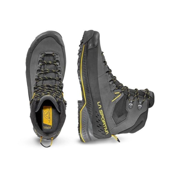 La Sportiva TX5 Evo Mid GTX žygio batai, juodi ir geltoni, 44,5