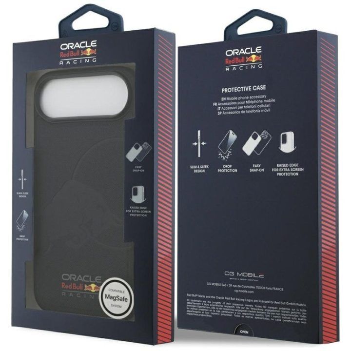 Dėklas iPhone Air Red Bull MagSafe, tamsiai mėlynas