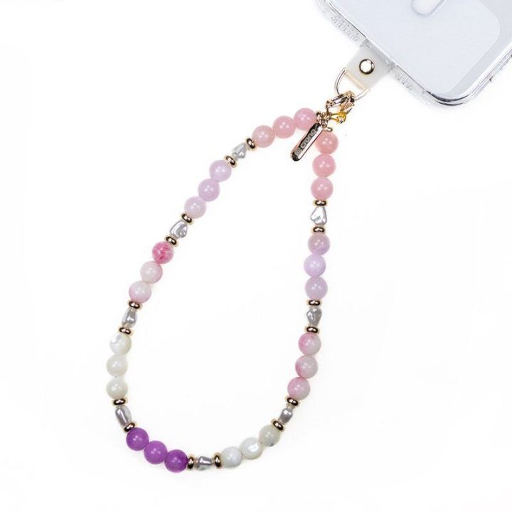 Telefono pakabukas Pastel Beads Crong, aukso spalvos