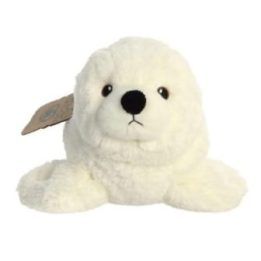 Minkštas žaislas Eco Nation baltas ruonis, 30 cm