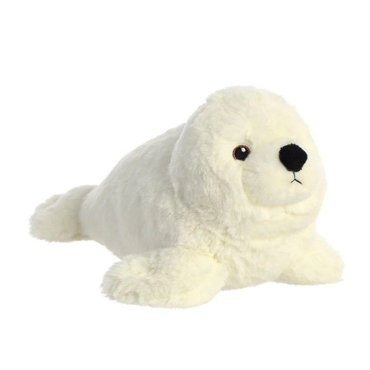 Minkštas žaislas Eco Nation baltas ruonis, 30 cm