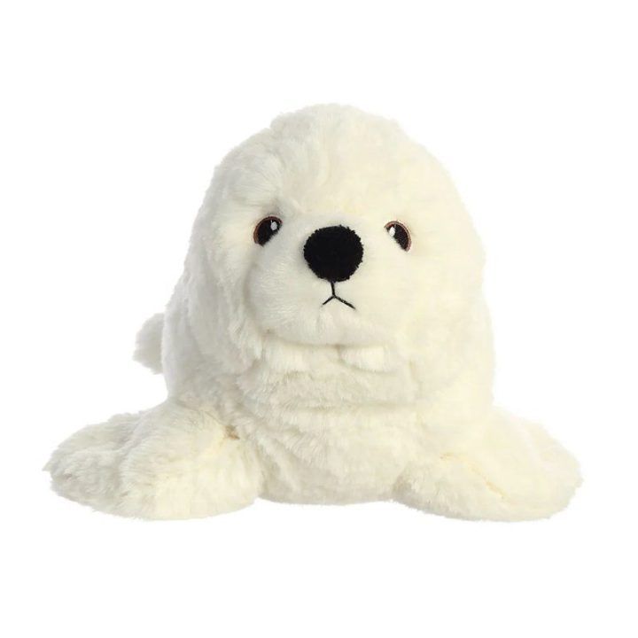 Minkštas žaislas Eco Nation baltas ruonis, 30 cm