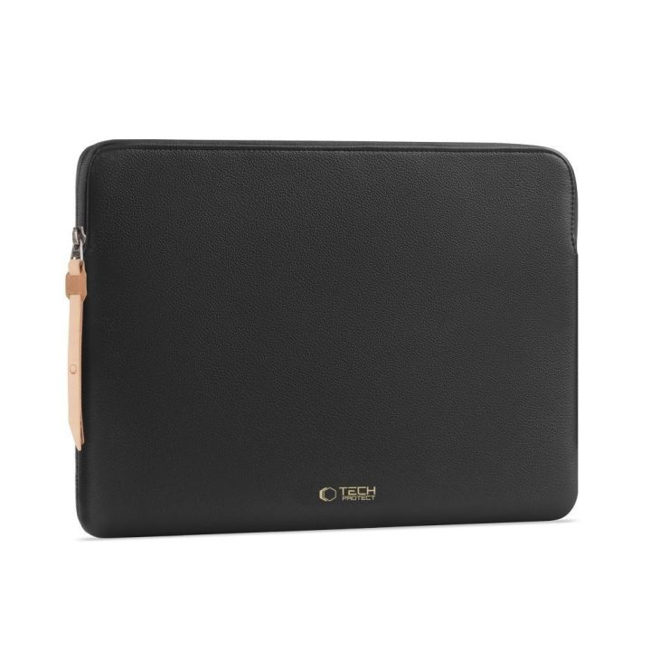 Tech-Protect Fleece laptopo dėklas 13–14 colių, juodas