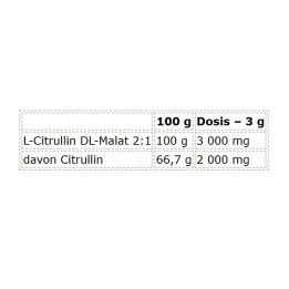 Amino rūgštys Nutrend Citrulline Malat 300 g