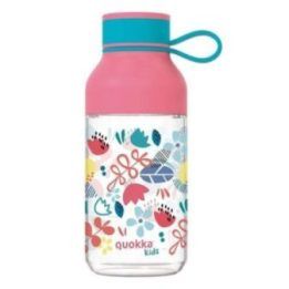Gertuvė Quokka Ice Kids su dirželiu, 430 ml, gėlėta