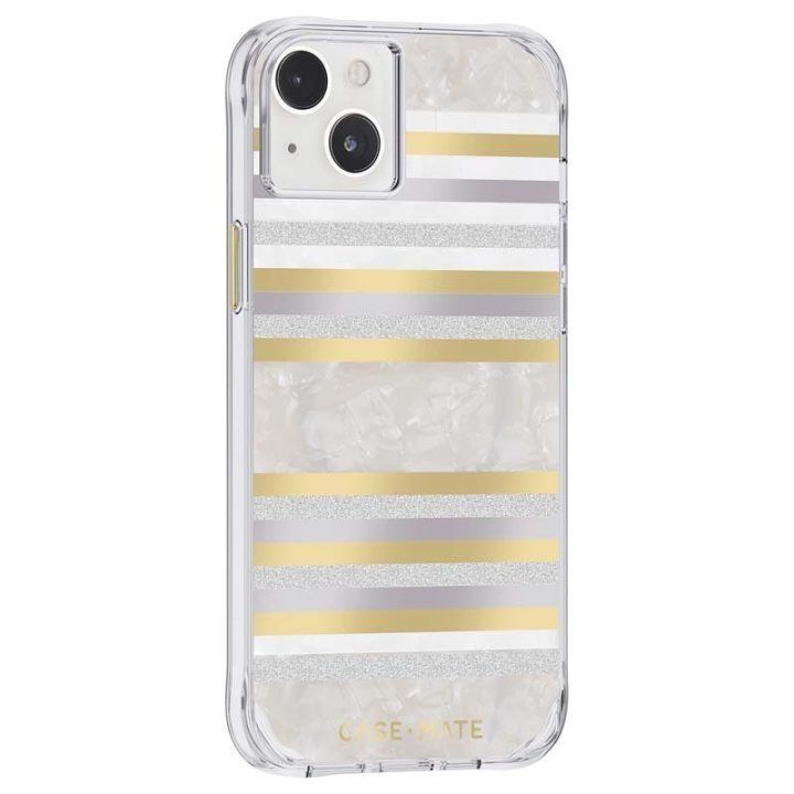 Dėklas iPhone 14 Plus Case-Mate Pearl Stripes su MagSafe