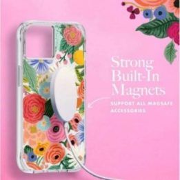 Dėklas iPhone 14 Plus Rifle Paper Clear MagSafe