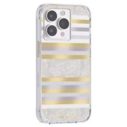 Dėklas iPhone 14 Pro Case-Mate Pearl Stripes su perlamutru