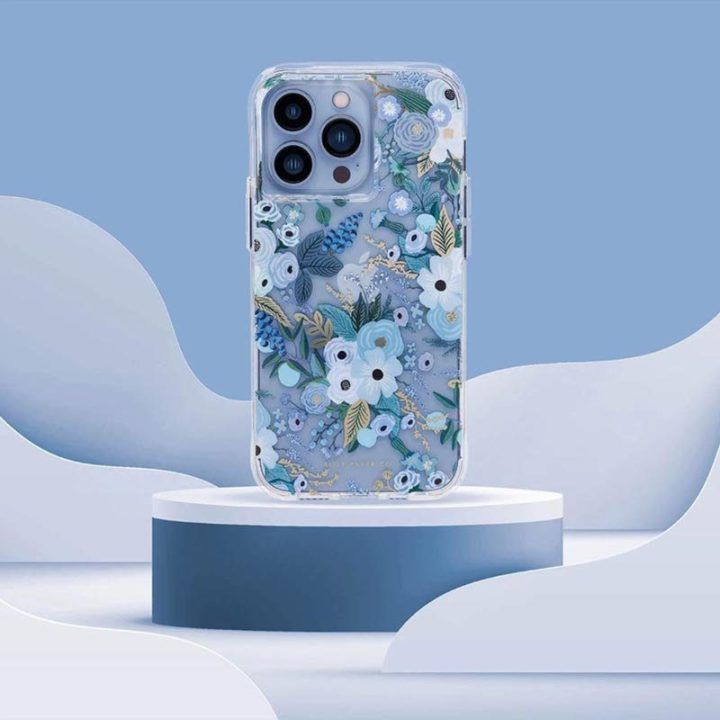 Dėklas iPhone 14 Pro, Rifle Paper Garden Party Blue