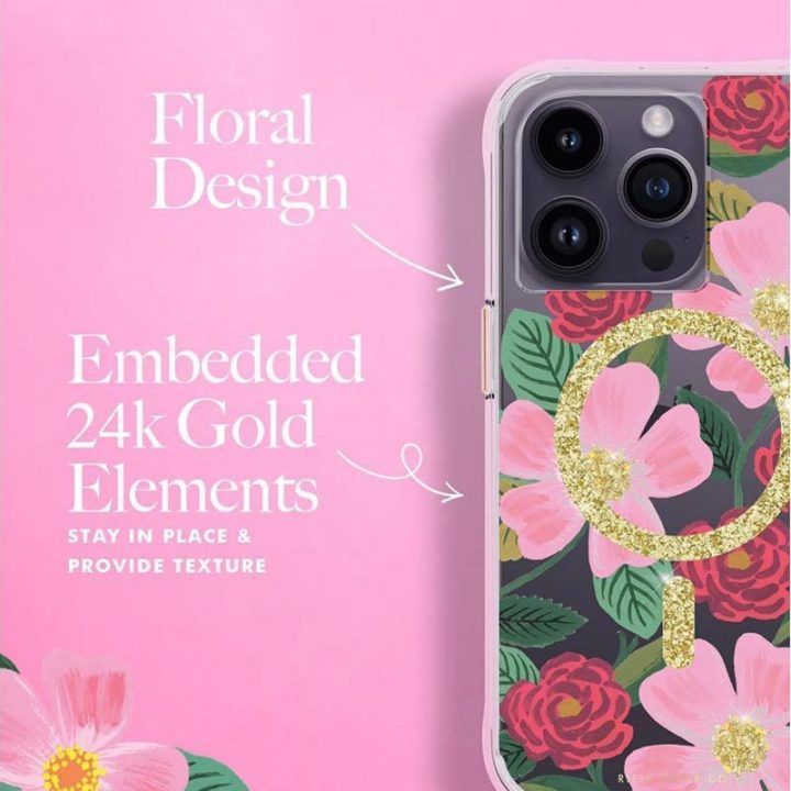Dėklas iPhone 14 Pro Rifle Paper Rose Garden