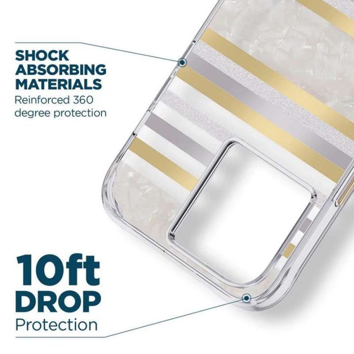 Dėklas iPhone 14 Pro Max su perlamutru Case-Mate Pearl Stripes