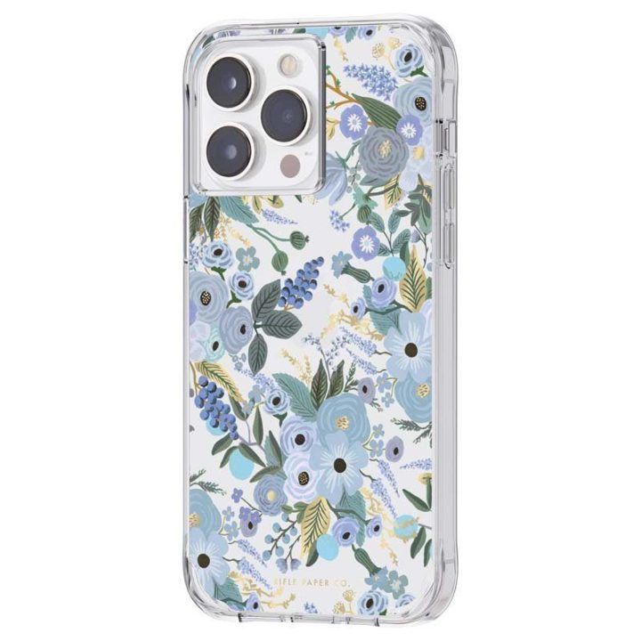 Dėklas iPhone 14 Pro Max, Garden Party Blue, Rifle Paper