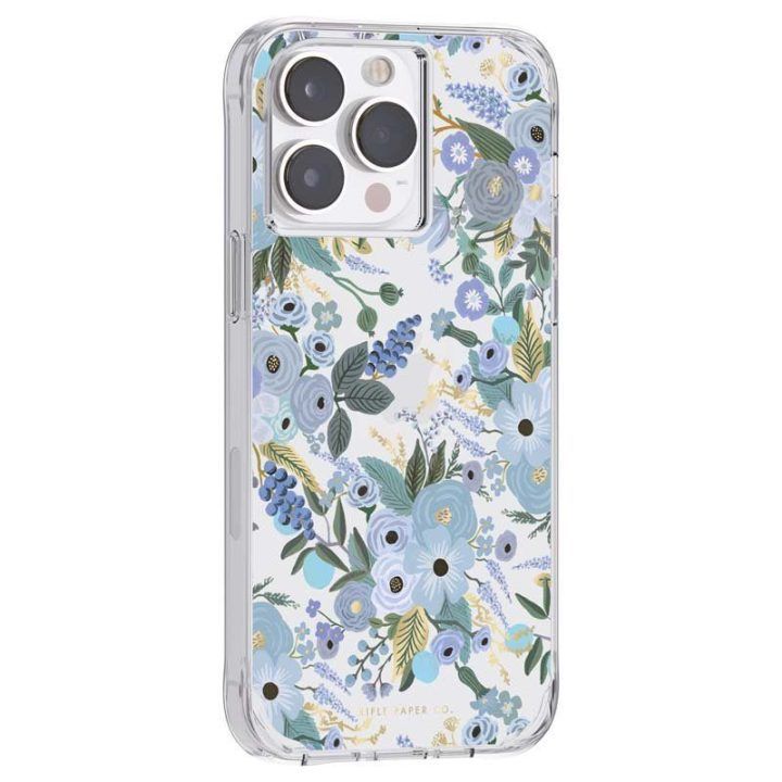 Dėklas iPhone 14 Pro Max, Garden Party Blue, Rifle Paper