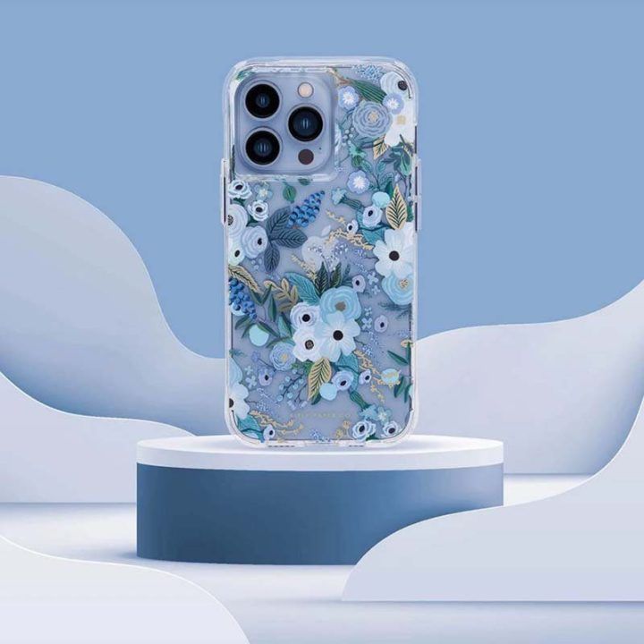 Dėklas iPhone 14 Pro Max, Garden Party Blue, Rifle Paper