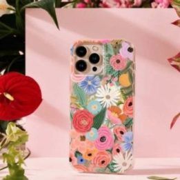 Dėklas iPhone 14 Pro Max Rifle Paper Garden Party Blush