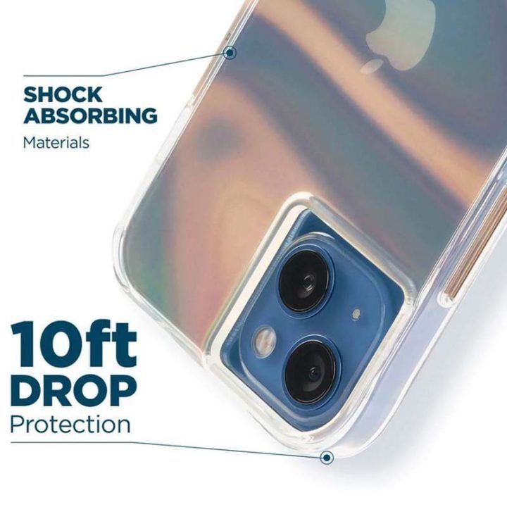 Dėklas iPhone 14 Plus Case-Mate Soap Bubble, irizuojantis
