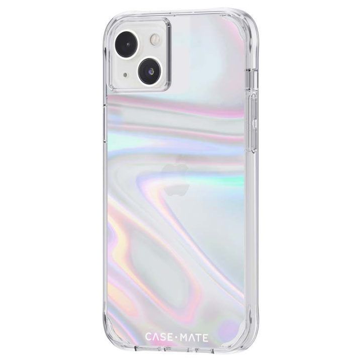 Dėklas iPhone 14 Plus Case-Mate Soap Bubble, irizuojantis