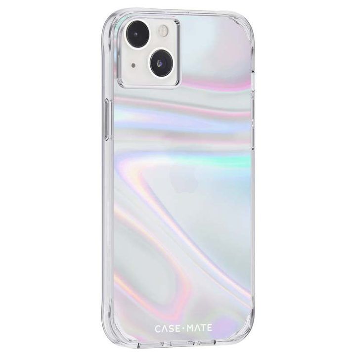 Dėklas iPhone 14 Plus Case-Mate Soap Bubble, irizuojantis