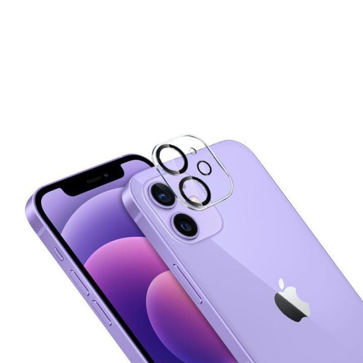 Apsauginis stiklas kamerai iPhone 12, permatomas Crong Lens Shield