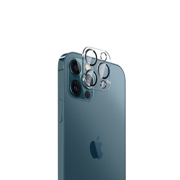 Apsauginis stiklas iPhone 12 Pro kamerai Crong Lens Shield
