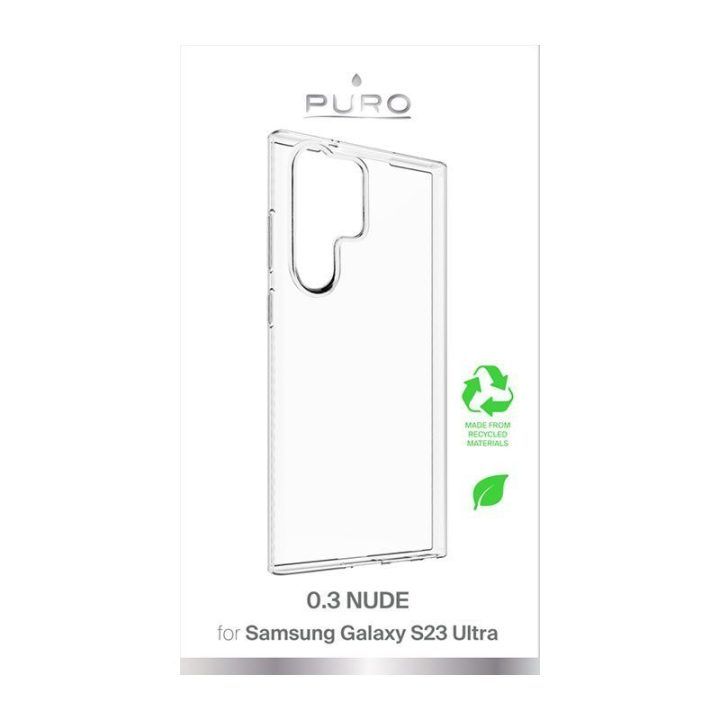 Permatomas dėklas Samsung Galaxy S23 Ultra Puro 03 Nude