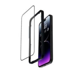 Apsauginis stiklas iPhone 14 Pro Max su rėmeliu, Crong