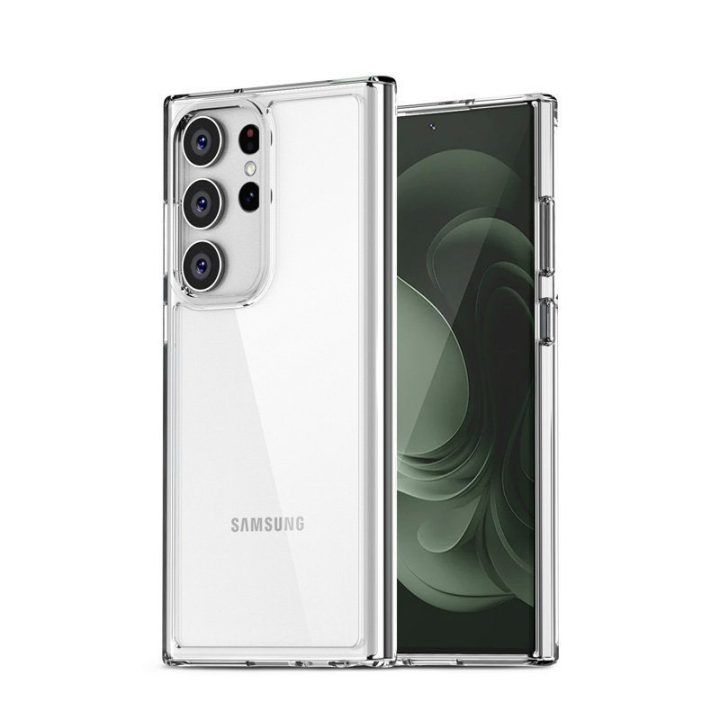 Permatomas dėklas Samsung Galaxy S23 Ultra Crong Crystal Shield Cover