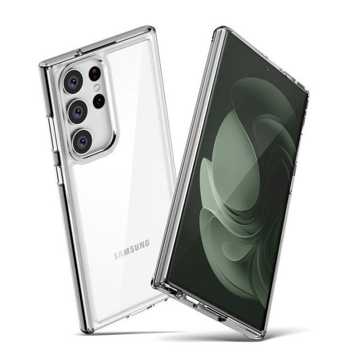 Permatomas dėklas Samsung Galaxy S23 Ultra Crong Crystal Shield Cover