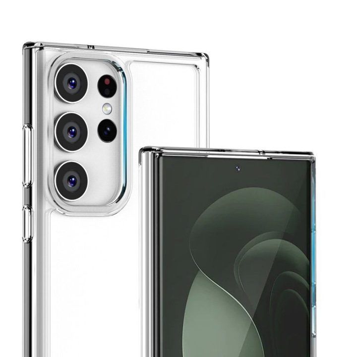 Permatomas dėklas Samsung Galaxy S23 Ultra Crong Crystal Shield Cover