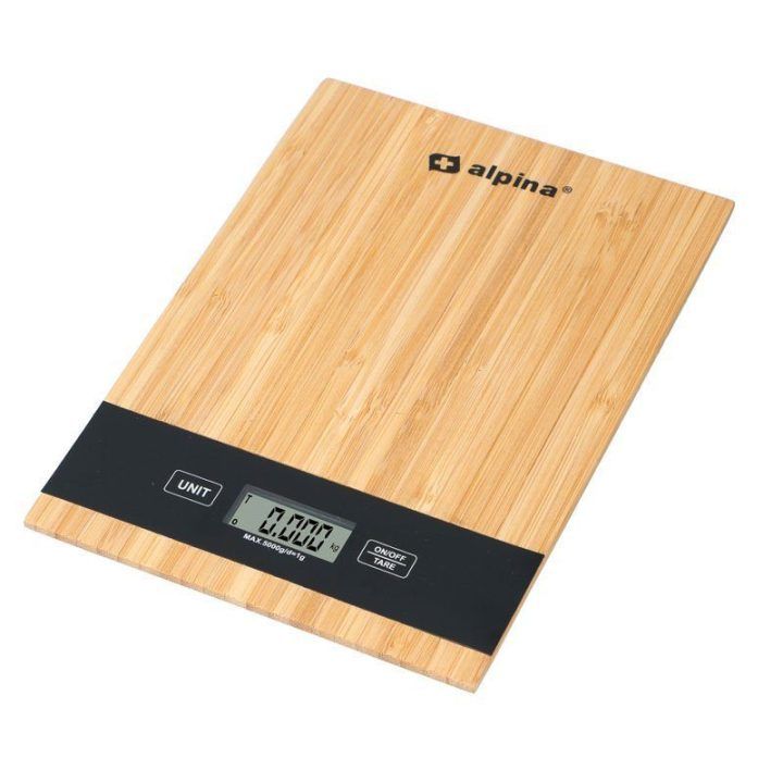 Bambinė virtuvinė svarstyklė 5 kg Alpina