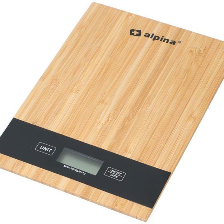 Bambinė virtuvinė svarstyklė 5 kg Alpina
