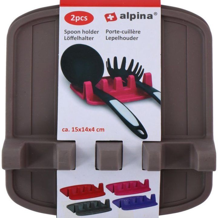 Alpina silikoninis šaukštų laikiklis, 2 vnt