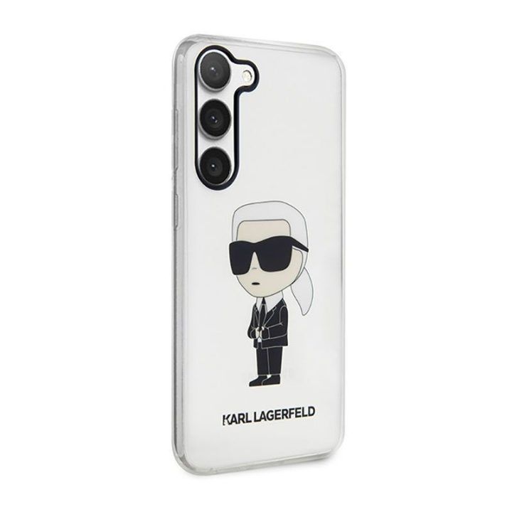 Permatomas dėklas Samsung Galaxy S23, Karl Lagerfeld