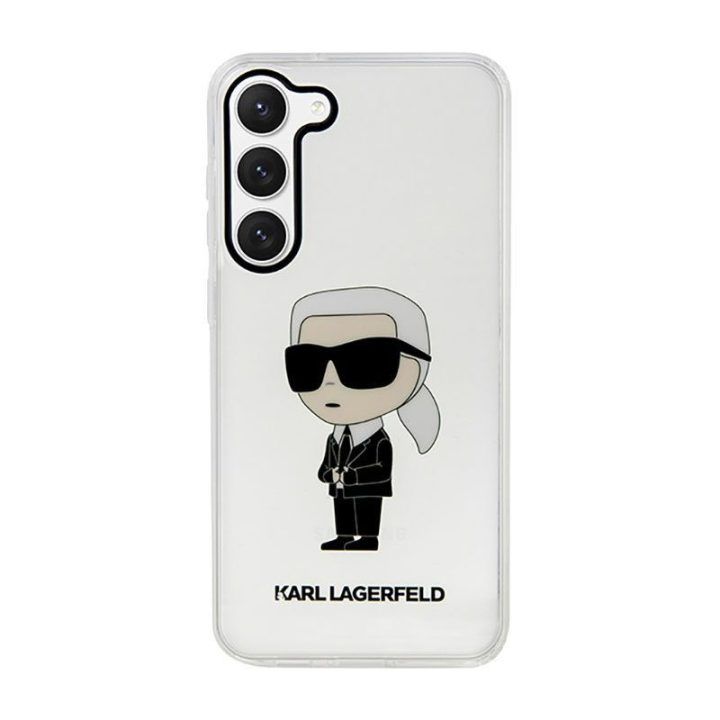Permatomas dėklas Samsung Galaxy S23, Karl Lagerfeld