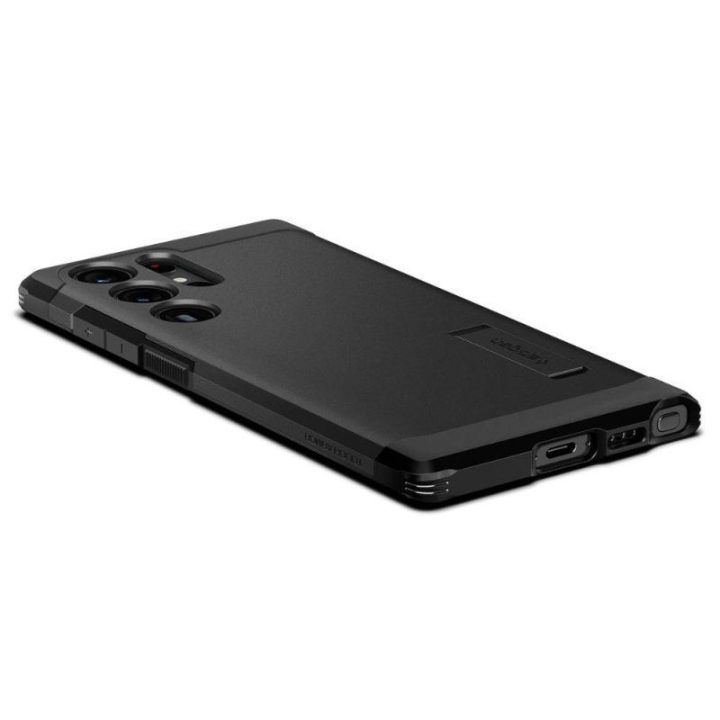 Spigen Tough Armor dėklas Samsung Galaxy S23 Ultra, juodas