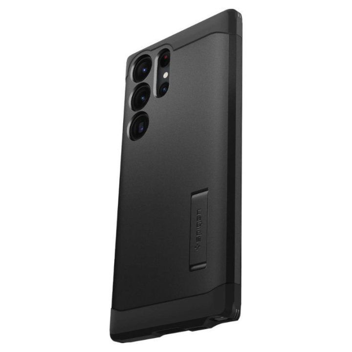 Spigen Tough Armor dėklas Samsung Galaxy S23 Ultra, juodas
