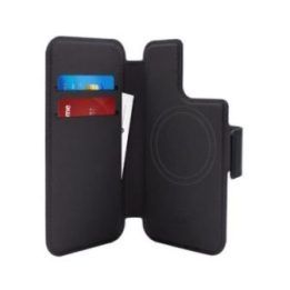 PURO Folio dėklas iPhone 13 Pro / 14 Pro, juodas