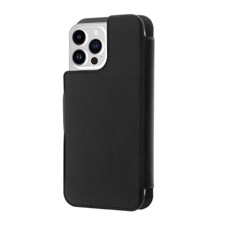 PURO Folio dėklas iPhone 13 Pro / 14 Pro, juodas