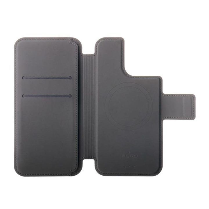 PURO Folio dėklas iPhone 13 Pro / 14 Pro, juodas