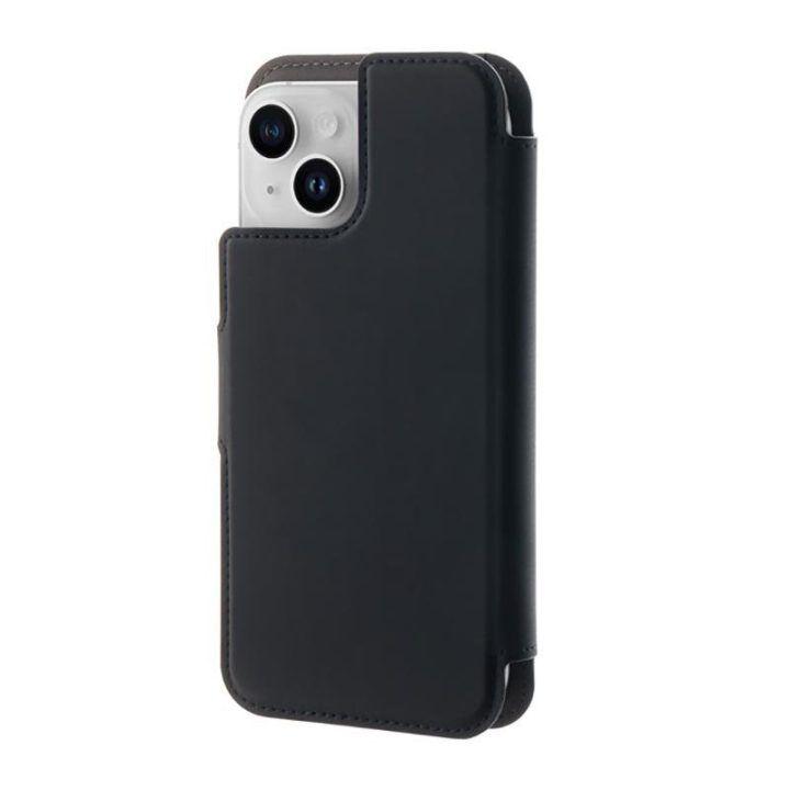 PURO Folio MagSafe dėklas iPhone 15 Plus/14 Plus/12 Pro Max, juodas