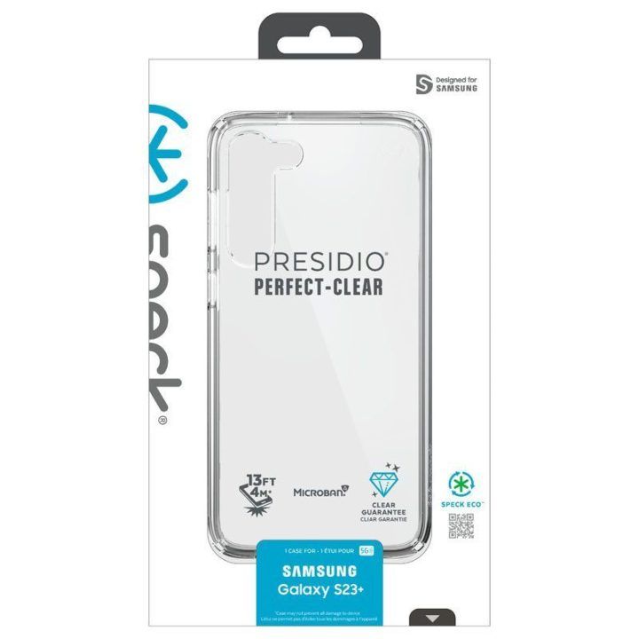 Permatomas dėklas Samsung Galaxy S23+ Speck Presidio Perfect-Clear