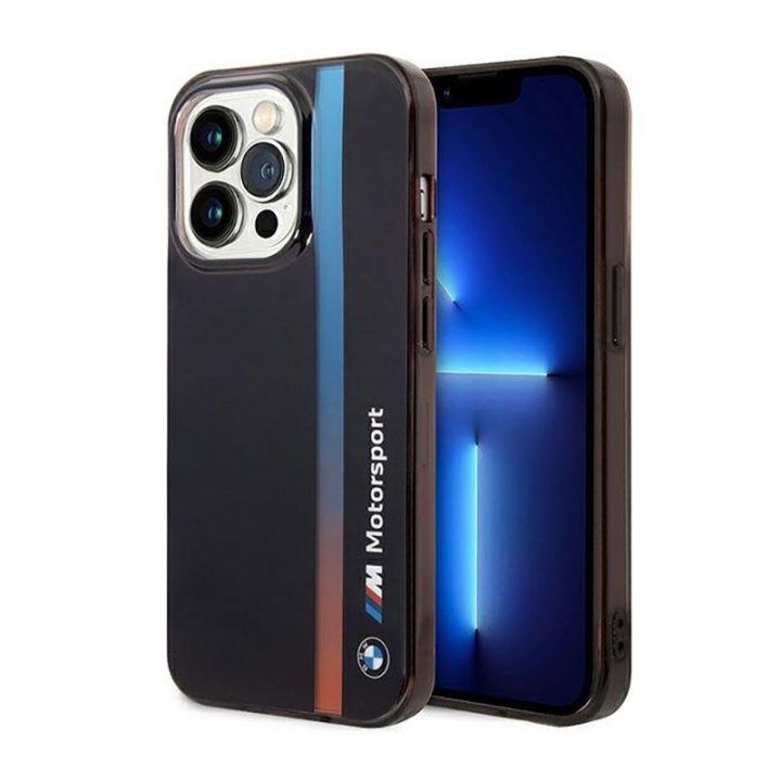 BMW dėklas iPhone 14 Pro, juodas